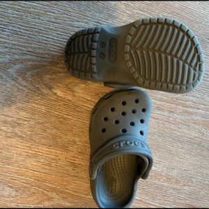 Gray Crocs